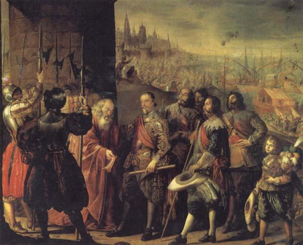 PEREDA, Antonio de The Relief of Genoa Germany oil painting art